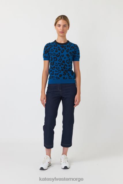 Kate Sylvester kvinner denim cropped bukse BP6F71 klær indigo