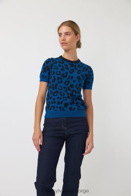 Kate Sylvester kvinner denim cropped bukse BP6F71 klær indigo