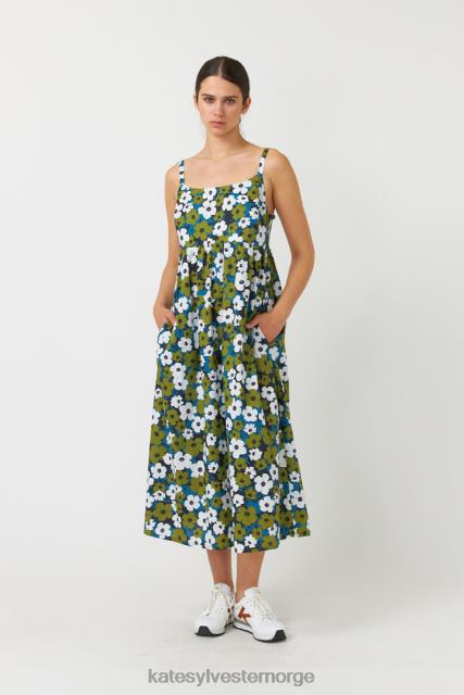 Kate Sylvester kvinner pop sundress BP6F135 klær elfenben oliven