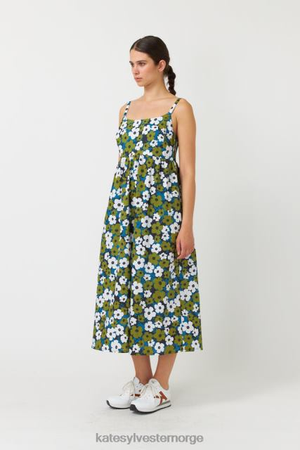 Kate Sylvester kvinner pop sundress BP6F135 klær elfenben oliven