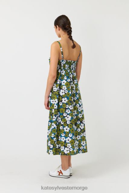 Kate Sylvester kvinner pop sundress BP6F135 klær elfenben oliven