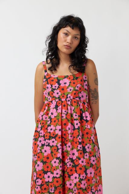 Kate Sylvester kvinner pop sundress BP6F151 klær rosa oransje