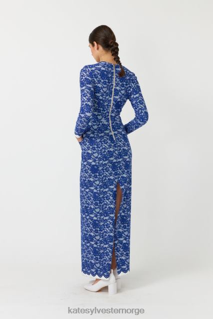 Kate Sylvester kvinner rosa maxi kjole BP6F90 klær marinen
