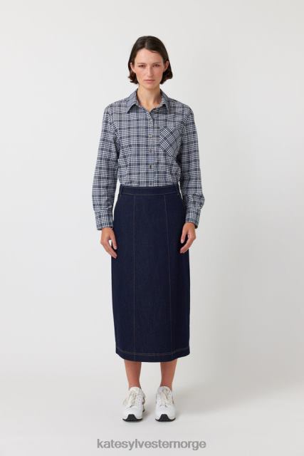 Kate Sylvester kvinner denim skjørt BP6F302 klær indigo