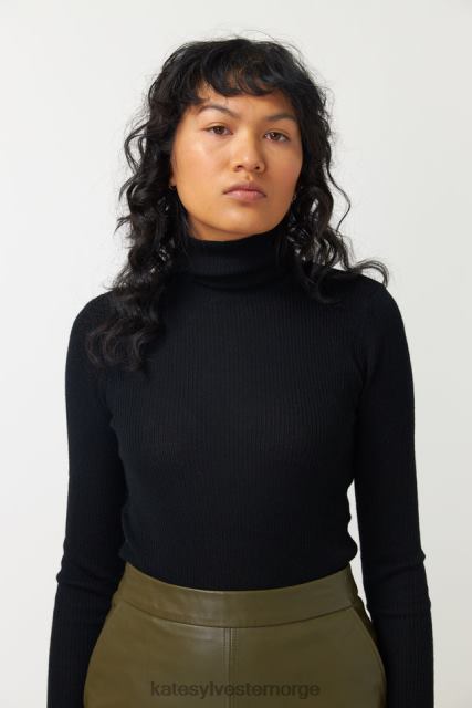 Kate Sylvester kvinner alice skinny rib BP6F73 klær svart
