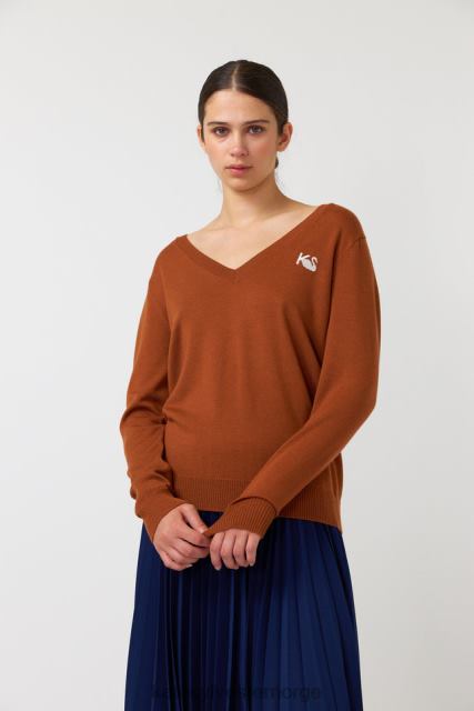 Kate Sylvester kvinner oscar jumper BP6F288 klær tobakk