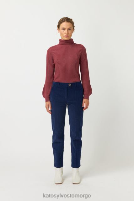Kate Sylvester kvinner ribbet genser BP6F45 klær rose
