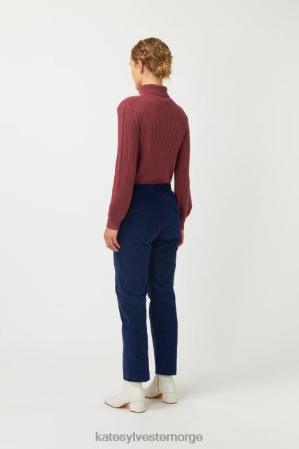 Kate Sylvester kvinner ribbet genser BP6F45 klær rose