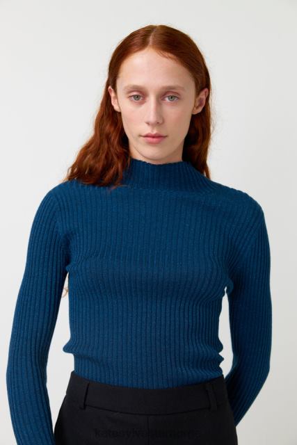 Kate Sylvester kvinner zora skinny rib BP6F37 klær marine