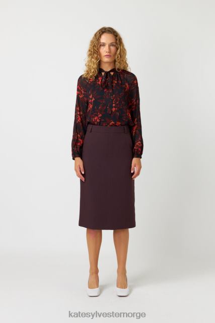 Kate Sylvester kvinner cordelia bluse BP6F178 klær Brann