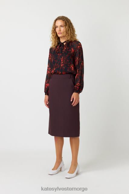 Kate Sylvester kvinner cordelia bluse BP6F178 klær Brann