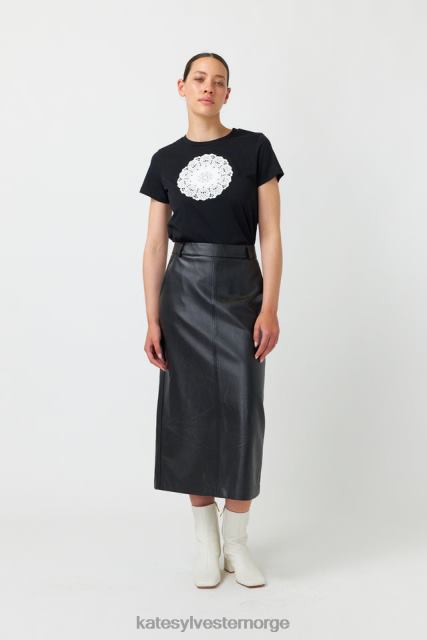Kate Sylvester kvinner doily t-skjorte BP6F204 klær svart