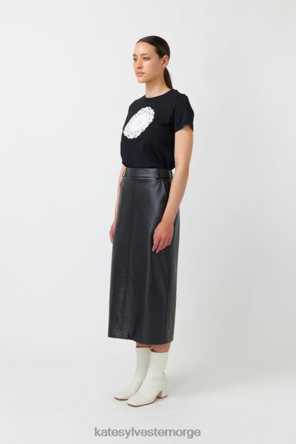Kate Sylvester kvinner doily t-skjorte BP6F204 klær svart