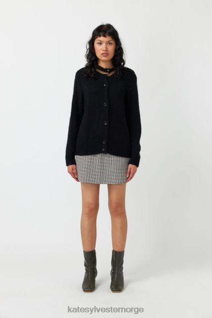 Kate Sylvester kvinner fluffy cardigan BP6F157 klær svart