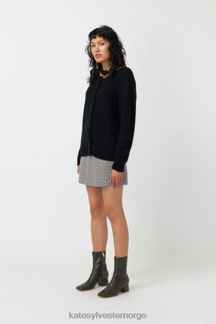 Kate Sylvester kvinner fluffy cardigan BP6F157 klær svart