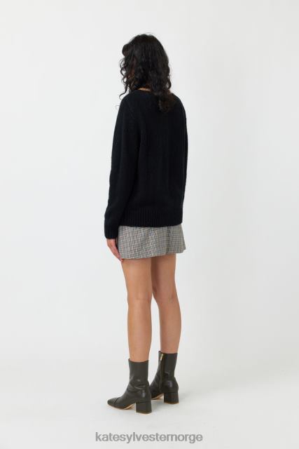 Kate Sylvester kvinner fluffy cardigan BP6F157 klær svart