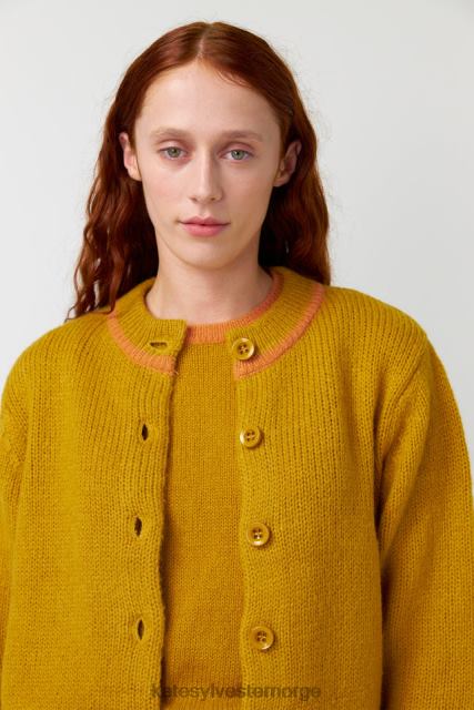 Kate Sylvester kvinner fluffy cardigan BP6F164 klær marmelade