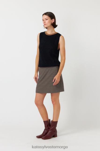 Kate Sylvester kvinner fluffy vest BP6F158 klær svart