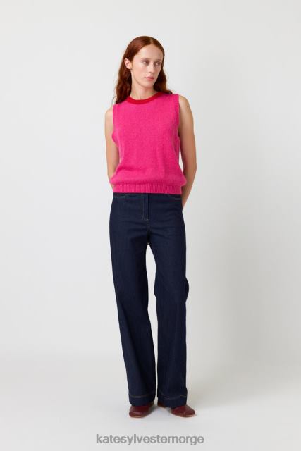 Kate Sylvester kvinner fluffy vest BP6F163 klær rosa