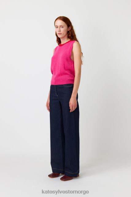 Kate Sylvester kvinner fluffy vest BP6F163 klær rosa