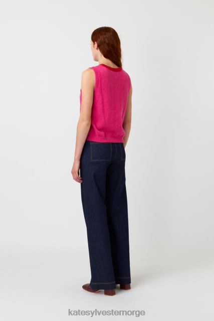 Kate Sylvester kvinner fluffy vest BP6F163 klær rosa