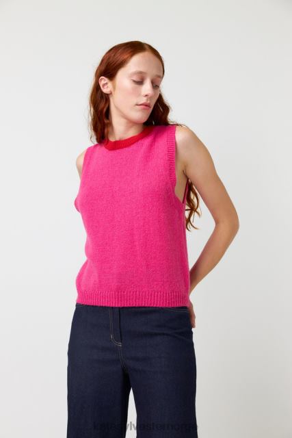 Kate Sylvester kvinner fluffy vest BP6F163 klær rosa