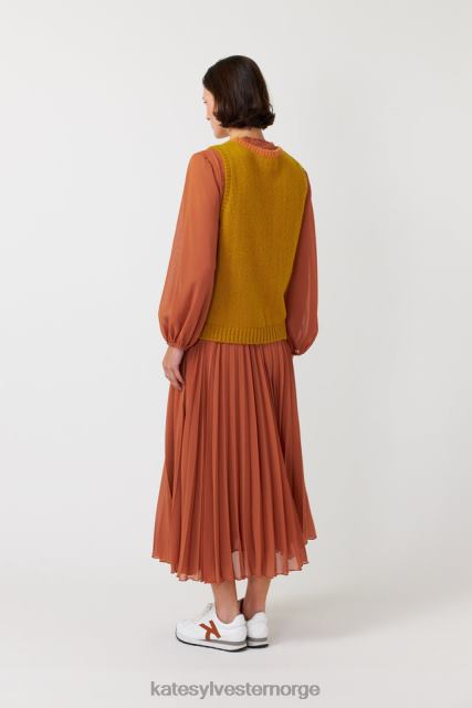 Kate Sylvester kvinner fluffy vest BP6F166 klær marmelade