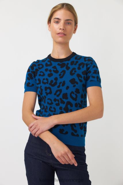 Kate Sylvester kvinner leopard topp BP6F189 klær marine
