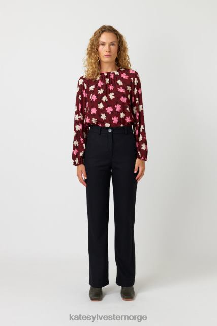 Kate Sylvester kvinner magnolia topp BP6F195 klær espresso