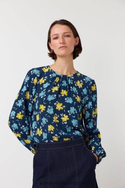 Kate Sylvester kvinner magnolia topp BP6F196 klær blekk