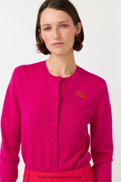 Kate Sylvester kvinner polly cardigan BP6F173 klær fuchsia