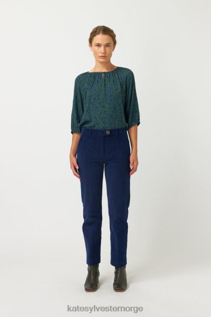 Kate Sylvester kvinner rosa smock topp BP6F31 klær smaragd