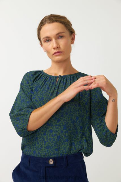 Kate Sylvester kvinner rosa smock topp BP6F31 klær smaragd