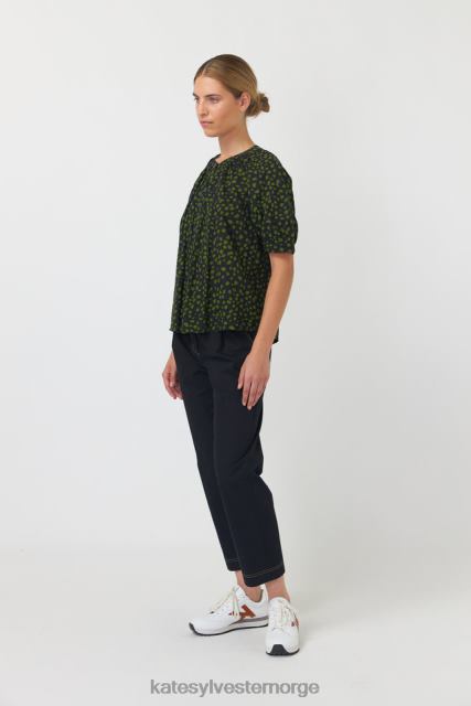 Kate Sylvester kvinner småstein bluse BP6F220 klær svart