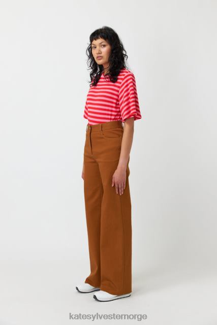 Kate Sylvester kvinner stripete topp BP6F233 klær rosa stripe