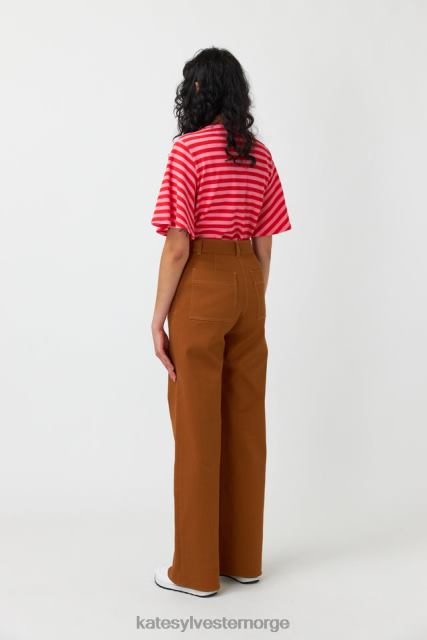 Kate Sylvester kvinner stripete topp BP6F233 klær rosa stripe