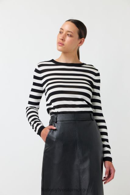 Kate Sylvester kvinner tammy jumper BP6F207 klær svart stripe