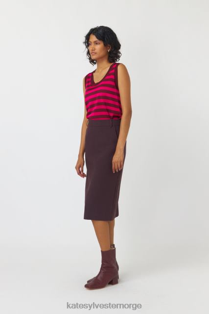 Kate Sylvester kvinner venetia tank BP6F203 klær rosa stripe