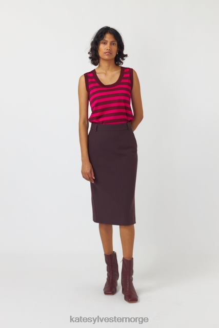 Kate Sylvester kvinner venetia tank BP6F203 klær rosa stripe