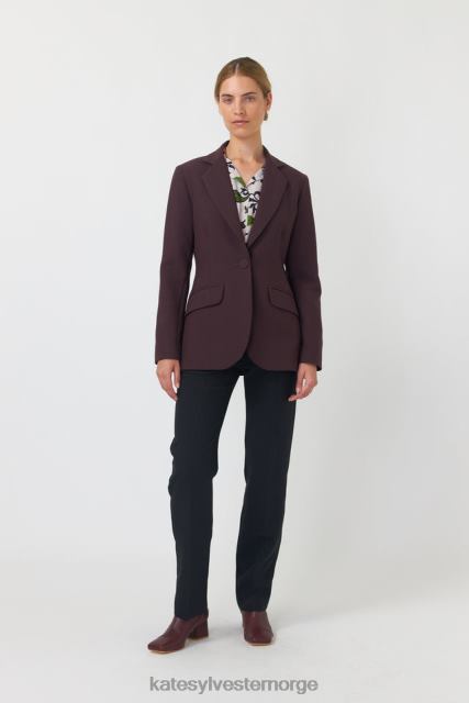 Kate Sylvester kvinner charles blazer BP6F279 klær mahogni
