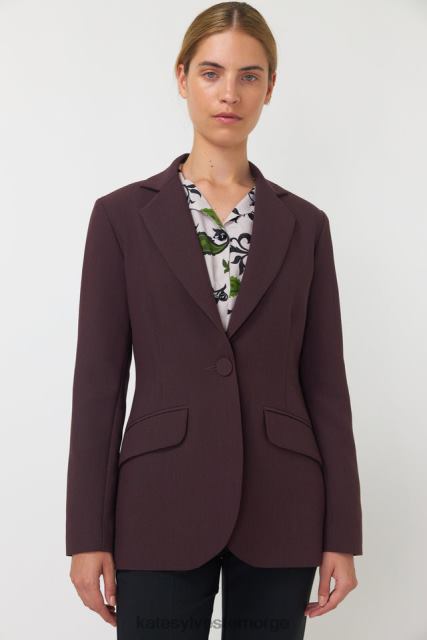 Kate Sylvester kvinner charles blazer BP6F279 klær mahogni