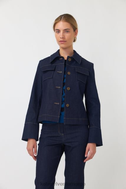 Kate Sylvester kvinner dongerijakke BP6F284 klær indigo