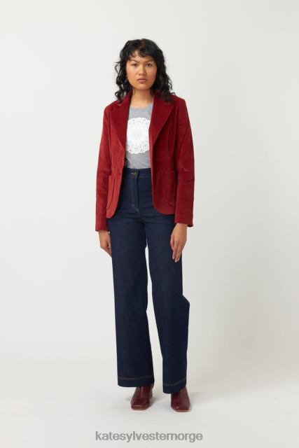 Kate Sylvester kvinner ledning blazer BP6F55 klær murstein