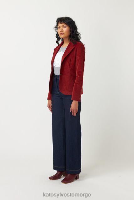 Kate Sylvester kvinner ledning blazer BP6F55 klær murstein