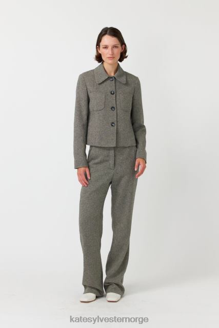 Kate Sylvester kvinner søsterjakke BP6F273 klær tweed