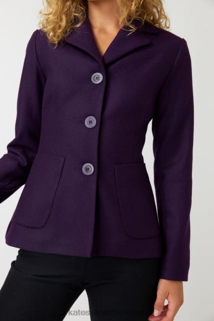 Kate Sylvester kvinner stella blazer BP6F267 klær lilla