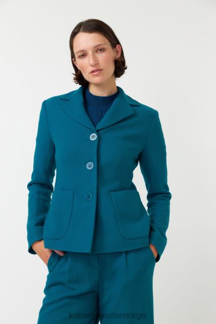 Kate Sylvester kvinner stella blazer BP6F269 klær turkis